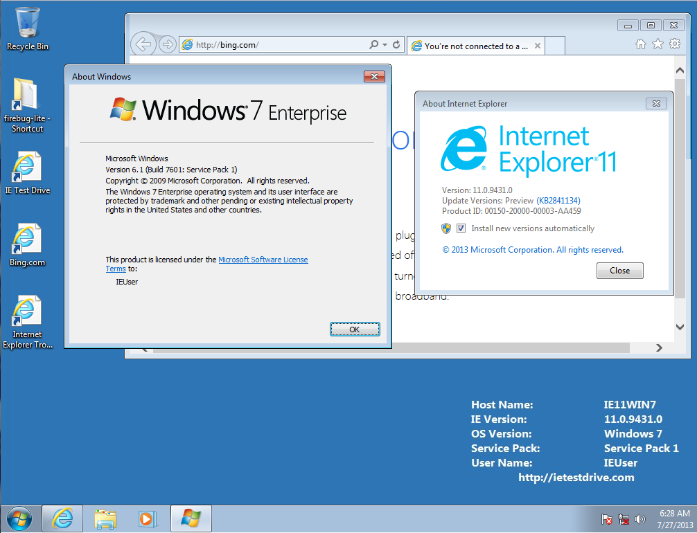 Free Download Internet Explorer 10